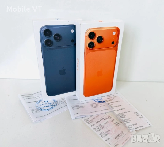 НОВ! iPhone 17 Pro Max 512GB Orange / Blue 2г.ГАРАНЦИЯ Технополис!, снимка 3 - Apple iPhone - 54996946