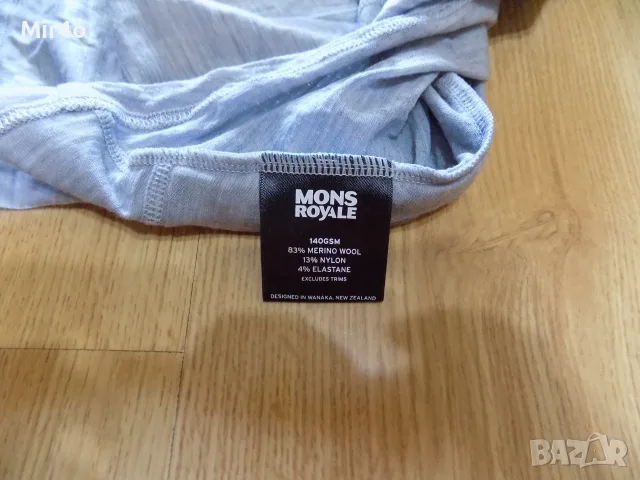 тениска mons royale merino wool блуза горнище потник туризъм мъжка оригинал S, снимка 7 - Спортни дрехи, екипи - 46368630