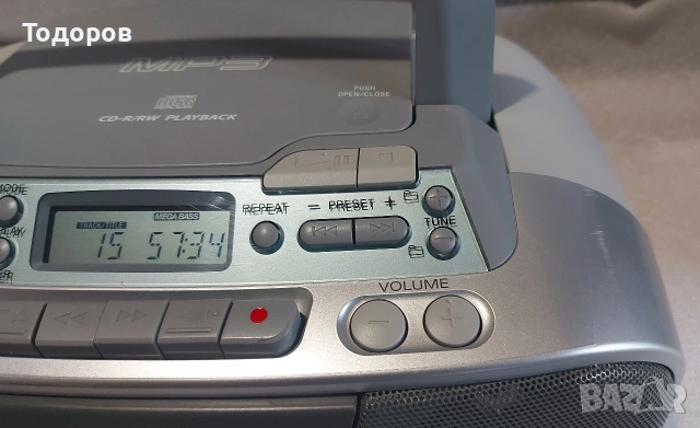 Sony CFD-S03CPL CD/MP3 Stereo Radio Cassette Corder , снимка 5 - Радиокасетофони, транзистори - 54659208