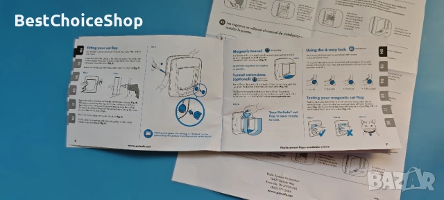 PetSafe магнитна котешка врата делукс с 4 опции за заключване. Staywell Deluxe серия 400, снимка 16 - Други - 54013400