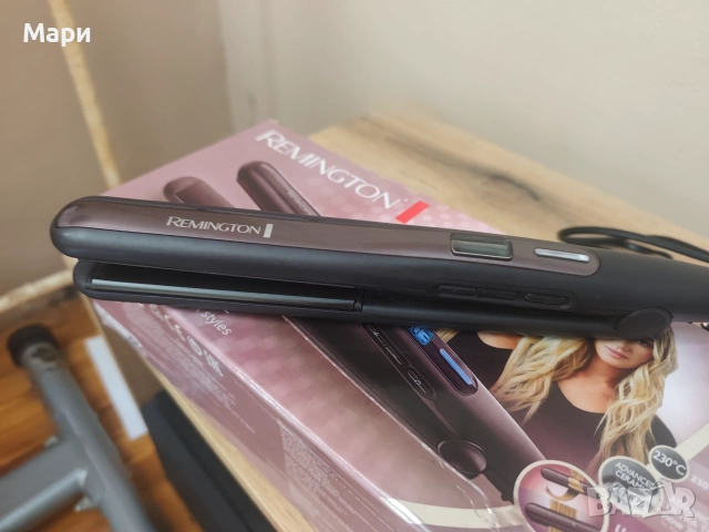 Преса за коса Remington Sleek and curl, снимка 2 - Преси за коса - 55089237