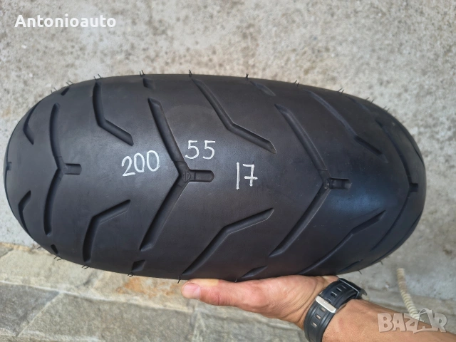 200 55 17 dunlop d407 harley davidson гуми чопър мотоциклет гума
