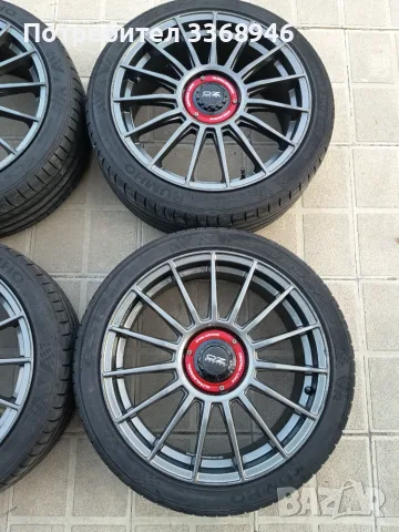 Джанти OZ 18" 5x112 с гуми KUMHO 225/40/18 VW SEAT SKODA AUDI MERCEDES BMW, снимка 5 - Гуми и джанти - 55590676