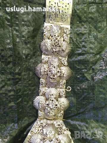 Уникален посребрен колан, снимка 7 - Антикварни и старинни предмети - 54317107