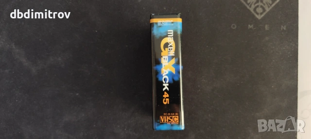 Продавам VHSC касета Maxell Black 45, снимка 2 - Чанти, стативи, аксесоари - 54313122