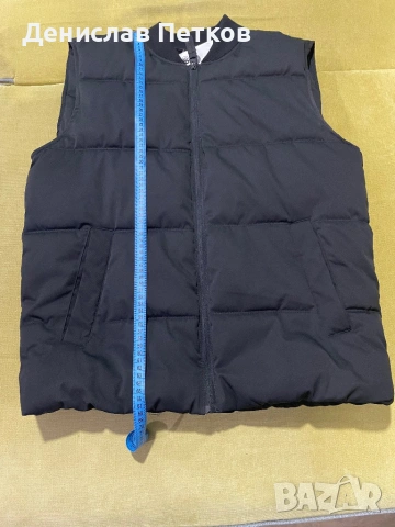 Черен мъжки елек, снимка 5 - Якета - 54059521