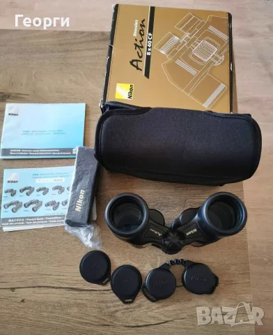 Бинокъл Nikon Action 8x40 CF, снимка 4 - Екипировка - 55399071