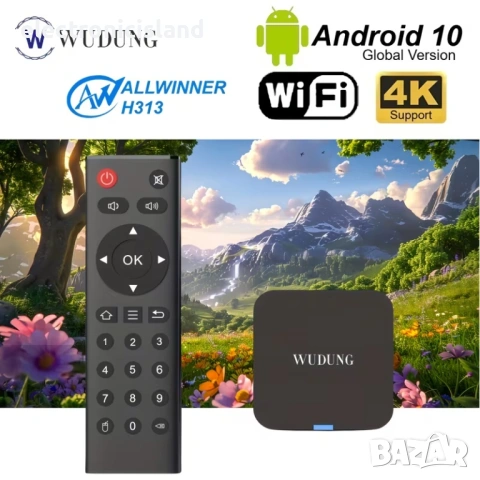Супер Мини ТВ бокс TV box WUDUNG T (Tanix TX1) 2GB/16GB Allwiner H313, 4K@60Hz, HDR10+, Dolby Vision