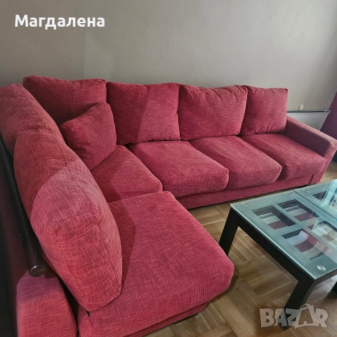 Ляв ъглов диван, снимка 2 - Дивани и мека мебел - 55252333