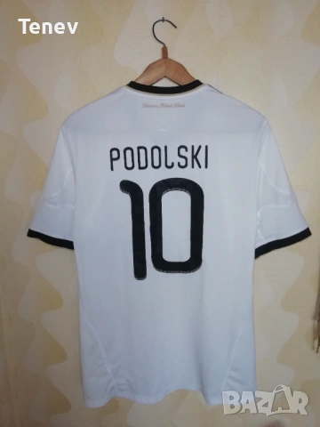 Germany Podolski Adidas оригинална тениска фланелка Германия Подолски футболна 