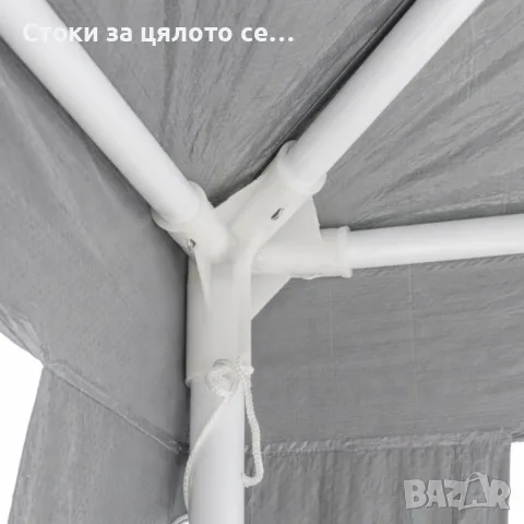 Водоустойчива Шатра 3х3м с Прозорци и Странични Стени, снимка 2 - Градински мебели, декорация  - 55405768