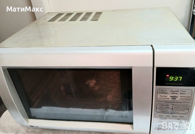 Микровълнова печка LG с грил, снимка 3 - Микровълнови - 55230007
