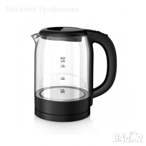 Електрическа кана Voltz, 2200W, 1.7л., Стъкло, снимка 5 - Кани - 54896194
