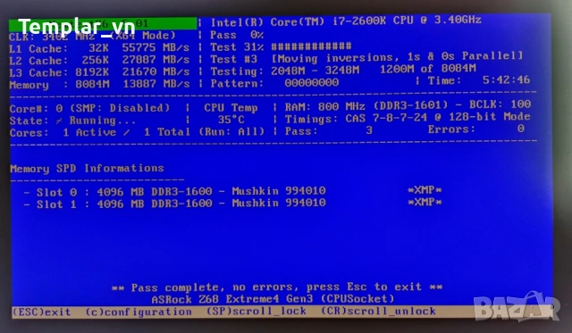 Mushkin Blackline 4x4 GB DDR3 1600 at 787 ultra low latency, снимка 4 - RAM памет - 54783605