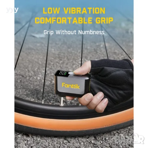 Fanttik X10 Ace Mini Bike Pump , снимка 4 - Компресори - 55428872
