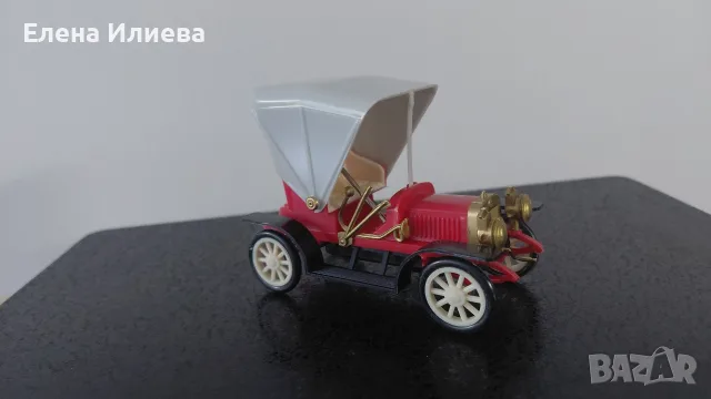 Ретро количка IGRA Laurin & Klement Voituretta 1906 - СОЦ с кутия, снимка 4 - Колекции - 55695362