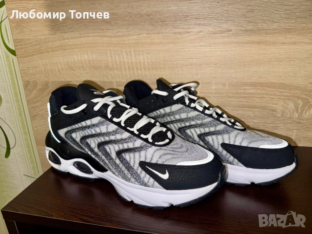 ЧИСТО НОВИ Обувки NIKE AIR MAX TW - Black/White, снимка 4 - Спортни обувки - 54174868