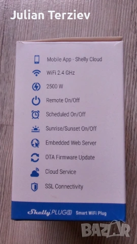 Смарт контакт Shelly Plug S, снимка 2 - Друга електроника - 54161242