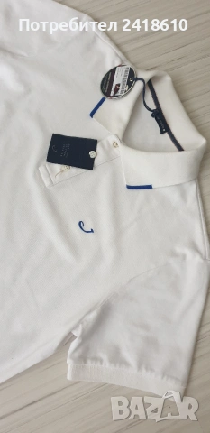 Jacob Cohen Pique Cotton Mens Size L НОВО! ОРИГИНАЛ! Мъжка Тениска!