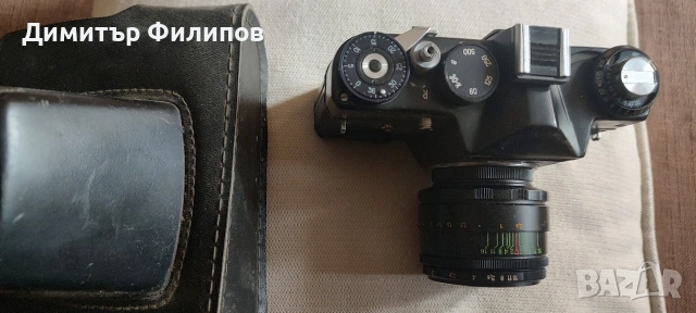 класически съветски огледално-рефлексен фотоапарат (SLR) Зенит ЕТ Zenit ET). С обектив Helios-44., снимка 6 - Обективи и филтри - 54674446