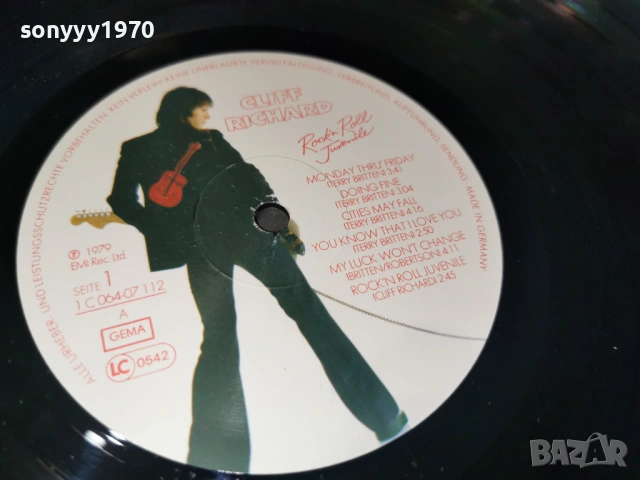 CLIFF RICHARD-MADE IN GERMANY 0505262034L1, снимка 17 - Грамофонни плочи - 54430073