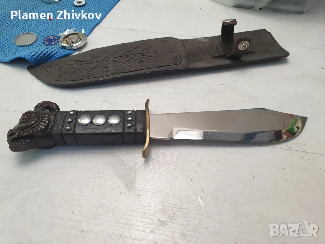 стар български нож на СБХ, снимка 8 - Ножове - 54712872