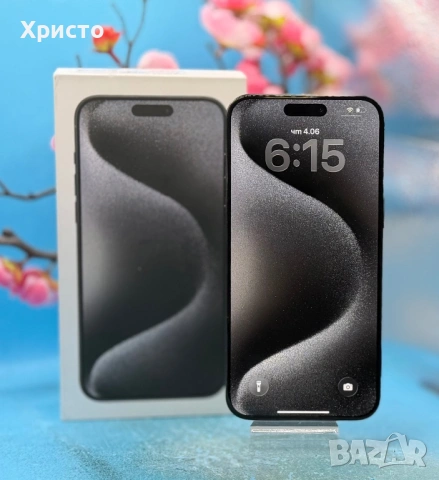 Apple iPhone 15 Pro Max, 256GB, 5G, Black Titanium  , снимка 4 - Apple iPhone - 54781699