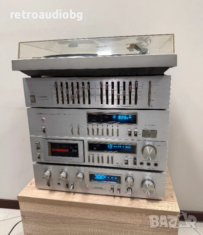 🔉ТОП ретро аудио сет PIONEER синя серия - слим - усилвател, тунер,  дек и еквалайзер🔈, снимка 6 - Аудиосистеми - 54543602