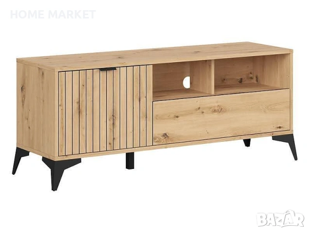 ТВ шкаф lamea RTV1D1S  Размери: Дълбочина: 56 см Широчина: 135 см Височина: 41 см  , снимка 2 - Шкафове - 54016744