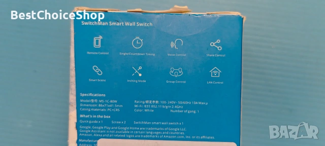смарт стенен ключ Sonoff SwitchMan с поддръжка на Matter, модел M5., снимка 2 - Други - 55079328