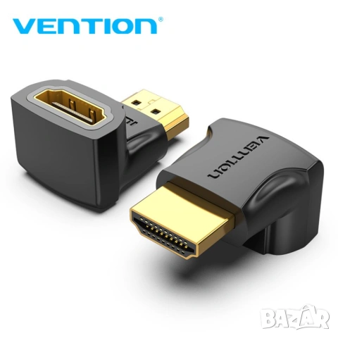 Vention HDMI адаптер 90° ъглов (M/F) – Right Angle HDMI