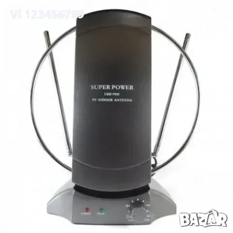 Стайна антена с вграден усилвател за цифрова TV и радио VHF/UHF/FM , снимка 2 - Приемници и антени - 53969097