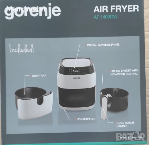 Air Fryer Gorenje  AF1409DW, снимка 4 - Фритюрници - 54612781