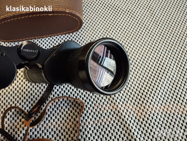 ТОП Немски Бинокъл Carl Zeiss Jena-JENOPTEM-7х50W--ГДР, снимка 9 - Екипировка - 54779529
