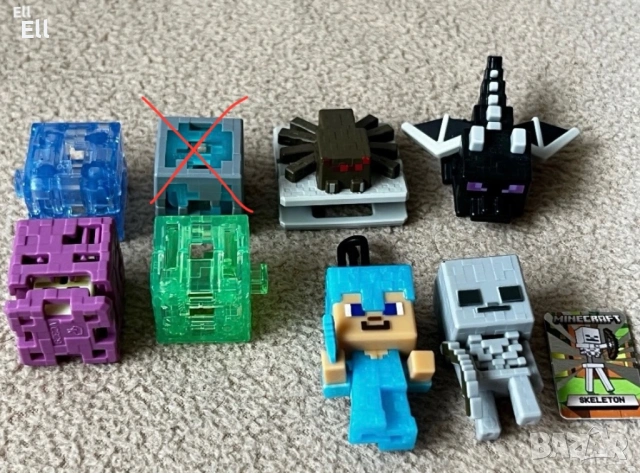 Фигурки киндер Minecraft