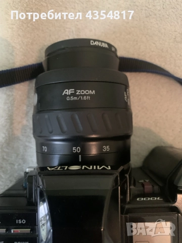 Фотоапарат Minolta 7000 AF, снимка 9 - Фотоапарати - 55428275