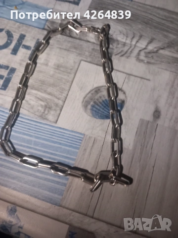 Сребърен ланец , снимка 3 - Колиета, медальони, синджири - 54141815