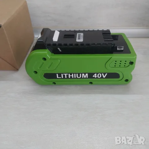 Нова Батерия за Greenworks 40V G-MAX 2.5Ah (100Wh) – Заместител за Модел 29462 / 29472, снимка 4 - Други инструменти - 55617966