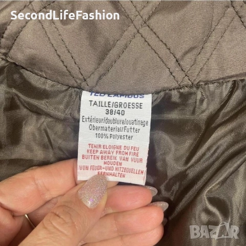 Ted Lapidus дамско яке размер М-L сиво оригинал , снимка 2 - Якета - 54174759