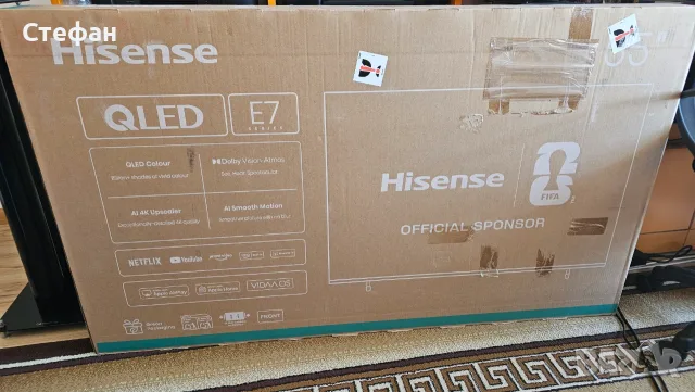Hisense 55E7Q нов, неразопакован, снимка 3 - Телевизори - 55504295