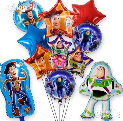 Парти сет балони Toy Story и Inside out, снимка 3 - Други - 47428290