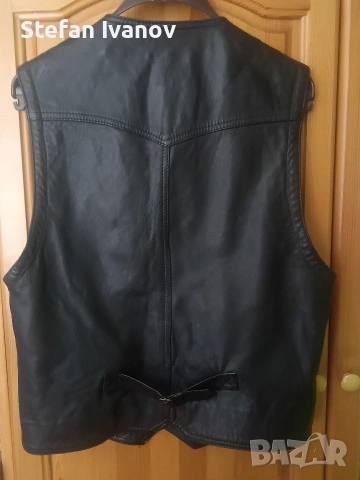 Кожен елек, снимка 2 - Други - 54339593