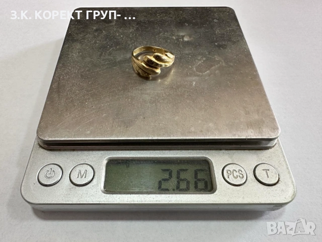 Продавам дамски златен пръстен 14K (585), 2.66 г, снимка 2 - Пръстени - 54942284