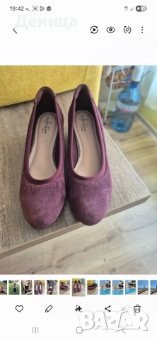 чисто нови дамски обувки Clarks, снимка 2 - Дамски ежедневни обувки - 54695737