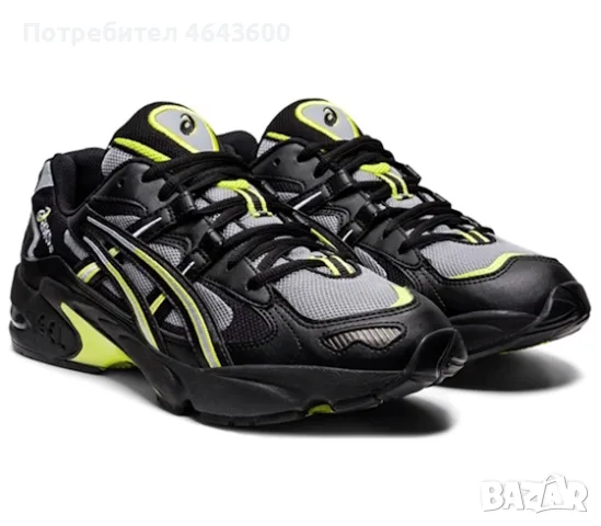 Унисекс маратонки ASICS Gel-Kayano 5 OG Black Neon, снимка 2 - Маратонки - 55297140