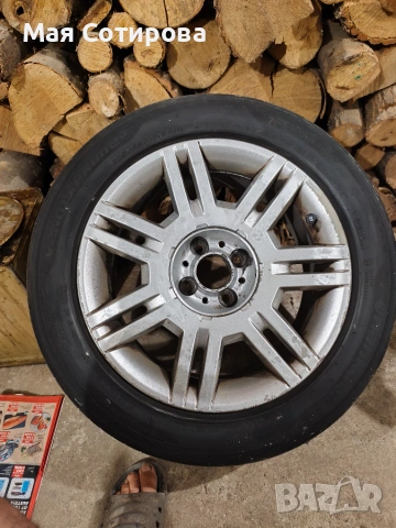 Оригинални алуминиеви джанти за Фиат, Алфа и Ланча R16. 4x98, ET41 с гуми 205х55х16 