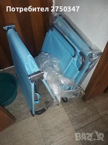 Шезлонги 2, сини чисто нови