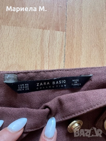 Zara къси панталони шалвар, XS, снимка 2 - Къси панталони и бермуди - 54944082