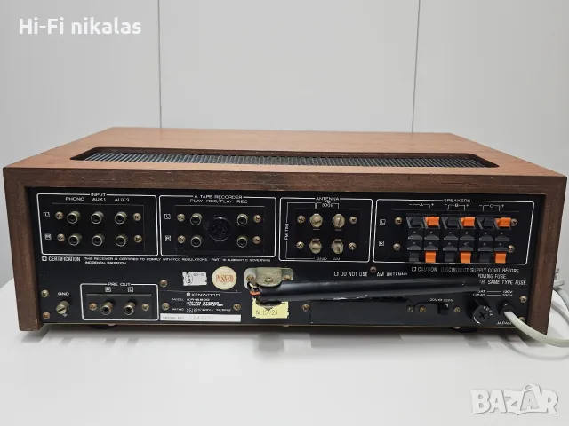 стерео усилвател ресийвър ретро Hi-Fi KENWOOD KR-5200, снимка 9 - Ресийвъри, усилватели, смесителни пултове - 55649912