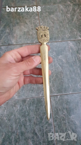 Бронзов Месингов Нож за писма